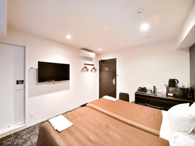 غرفة بسريرين منفصلين للمدخنين، Hotel Livemax Hakata Ekimae 2/3