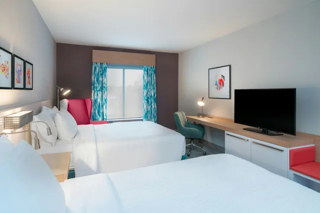 غرفة بسريرين كوين، Hilton Garden Inn Brunswick Ga 1/5