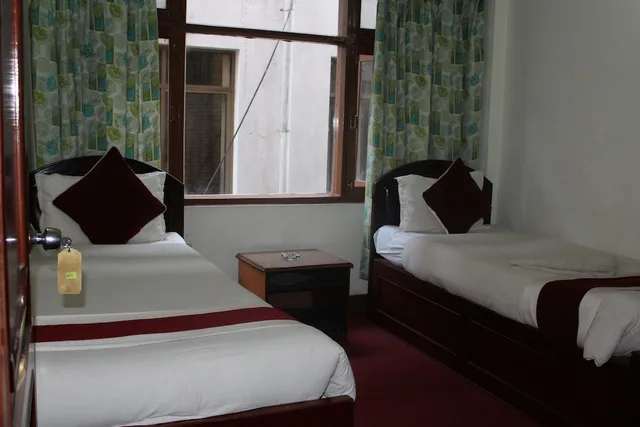 غرفة كومفورت بسريرين منفصلين بإطلالة على المدينة بحمام خاص، Hotel Lily Kathmandu 4/9