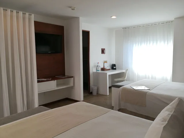 Private, Deluxe, 2 Queen Beds، Casa Pepe Hostel Boutique Puebla 3/3