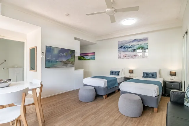 استوديو بسريرين منفصلين، Byron Central Apartments 3/5