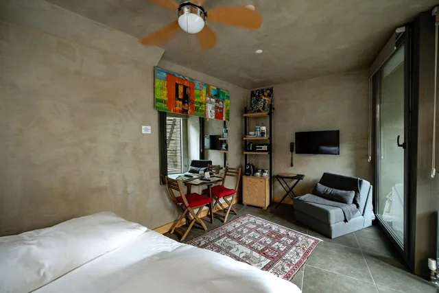Basic, Double or Twin Bed, Stair Patio, Annex، Hammamhane 4/7
