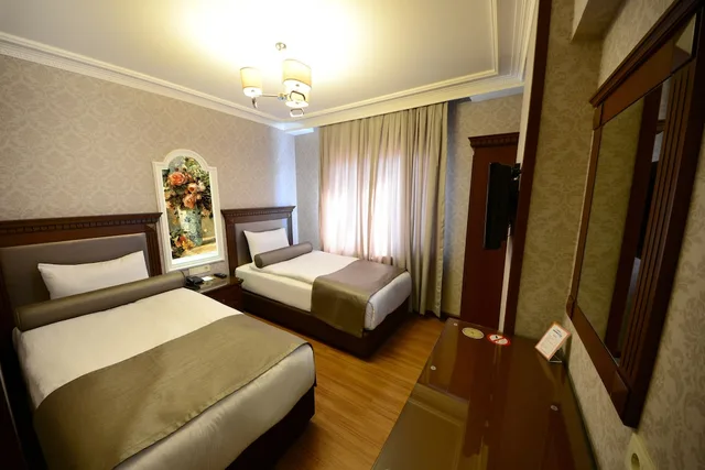 غرفة بسرير مزدوج أو سريرين منفصلين بإطلالة على المدينة، Grand Bazaar Hotel 1/3