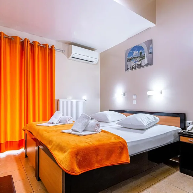 غرفة اقتصادية بسرير مزدوج أو سريرين منفصلين، Faros 1 Hotel 9/10
