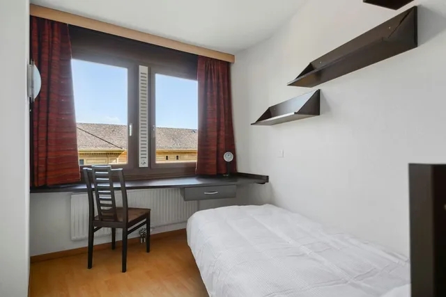 غرفة اقتصادية مفردة، Neuchatel City Hotel 6/8