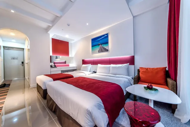 Family, Twin Beds, Town View، Aimi Jeju Beach Hotel 2/2