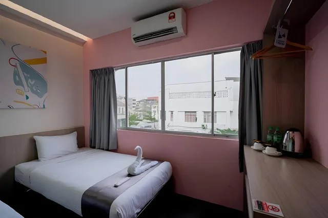 غرفة ديلوكس بسريرين منفصلين، Kimal Hotel Taiping 1/2