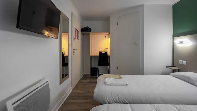 غرفة بسريرين منفصلين، Fasthotel Le Mans 2/7