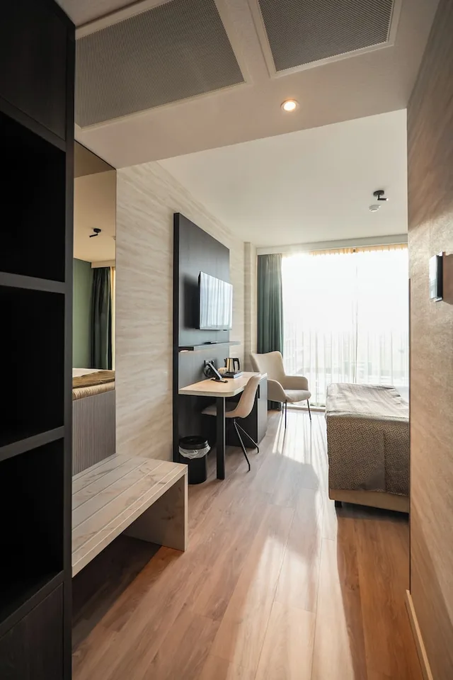 غرفة ديلوكس بسريرين منفصلين، OZO Hotels De President Amsterdam Schiphol Airport 10/11