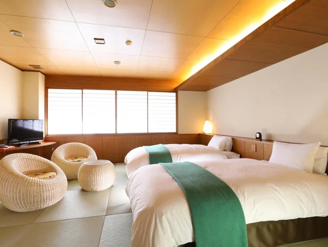 Room, Twin Beds, Tatami, Hotel Tamanoyu 8/10