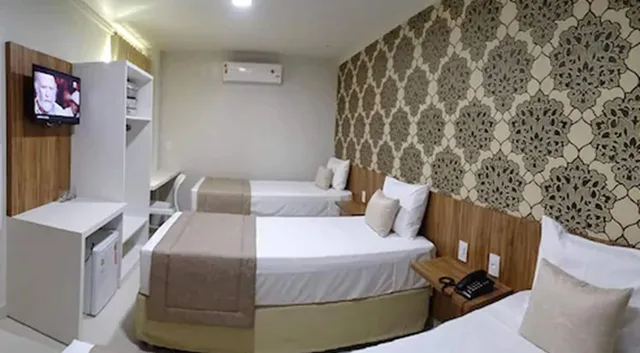 غرفة قياسية ثلاثية بثلاثة أسرّة، BITTI HOTEL Aracruz by Samba 2/5