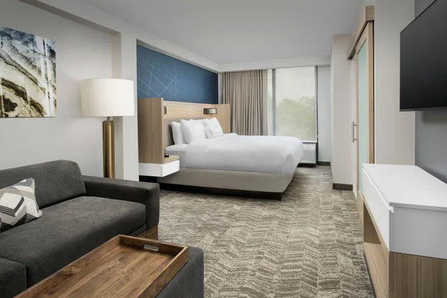 جناح تنفيذي بسرير كينج مع سرير سحّاب إضافي، SpringHill Suites by Marriott Atlanta Perimeter Center 1/2