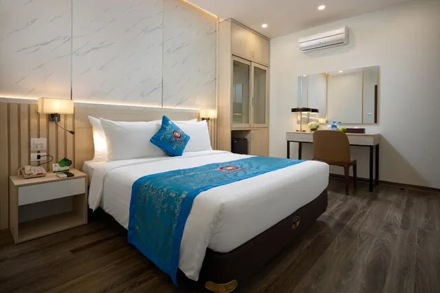 غرفة سوبيريور مفردة بسرير كوين، Grand Dragon Hotel Hanoi 1/2