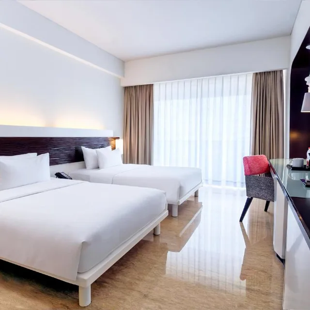 غرفة ديلوكس بسرير مزدوج أو سريرين منفصلين، Sensa Hotel 1/7