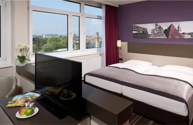 جناح ثلاثي بسرير فردي، LEONARDO HOTEL KARLSRUHE 4/6