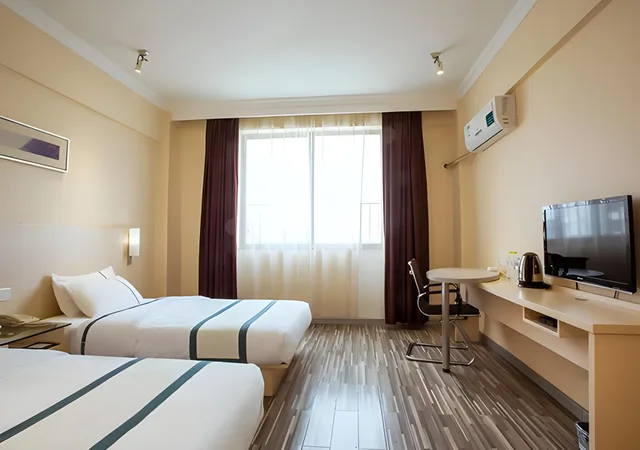 غرفة قياسية بسريرين منفصلين، City Comfort Inn (Hezhou Guposhan Avenue) 1/2