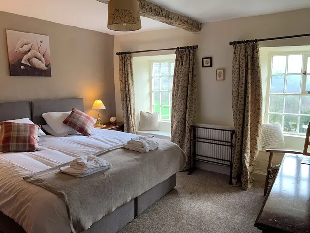 غرفة بسرير مزدوج أو سريرين منفصلين بحمام مشترك، Beech Hill House B & B 1/3