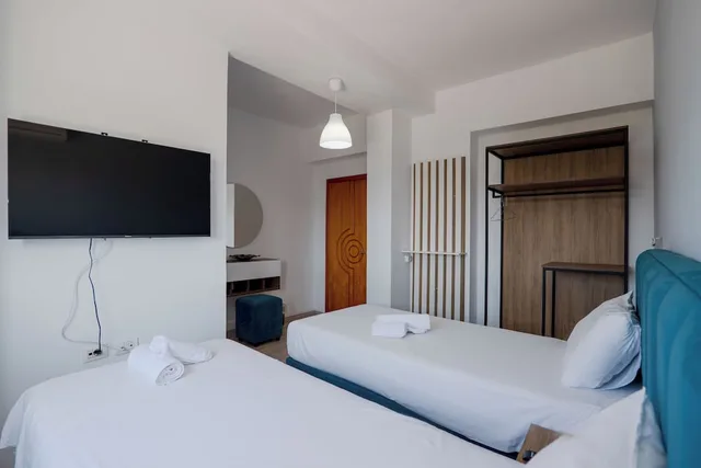 غرفة بسرير مزدوج أو سريرين منفصلين، Hotel Boston 1/10