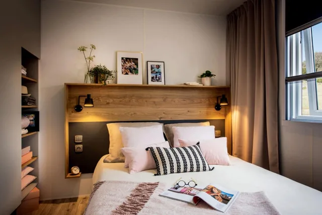 شاليه كومفورت بسرير مزدوج وسريرين منفصلين، Camping Club Le Parc De Paris - Caravan Park 1/1
