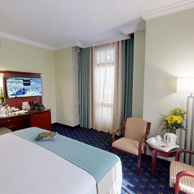 غرفة بسرير مزدوج أو سريرين منفصلين، المنى كريم ليدر(Al Muna Kareem Hotel- EX Leader) 5/10
