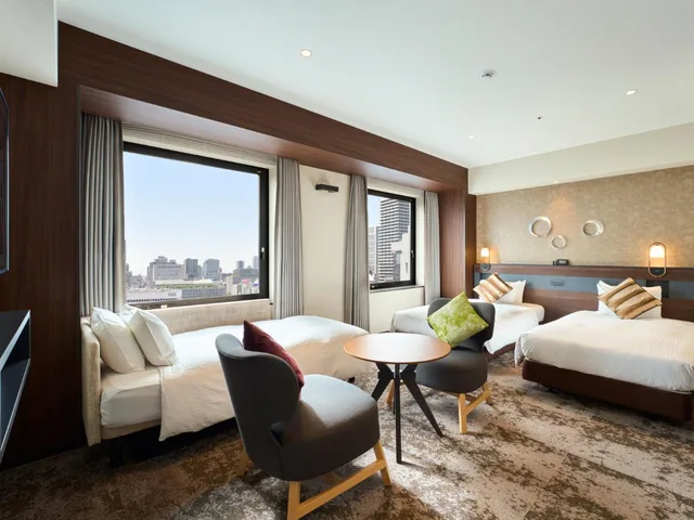 غرفة ديلوكس ثلاثية، HOTEL ELCIENT OSAKA 2/3