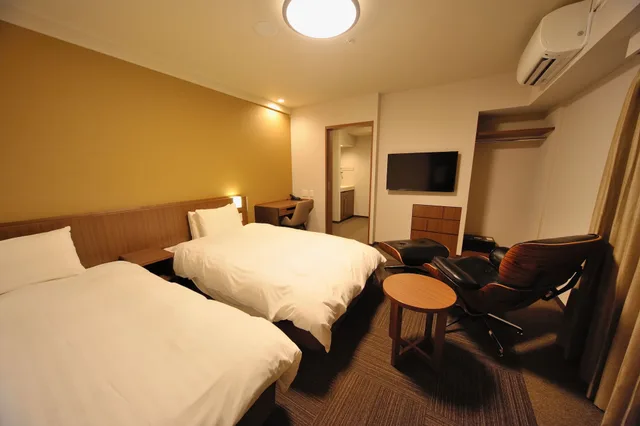 غرفة سوبيريور بسريرين منفصلين، Dormy Inn Meguro Aobadai 4/10
