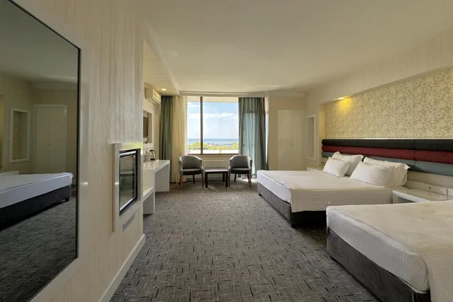 غرفة عائلية بإطلالة على البحر، Tekirdag Yat Hotel 4/6
