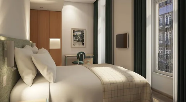 غرفة بريميوم مفردة بسرير مزدوج، The Editory House Ribeira Porto Hotel 3/4