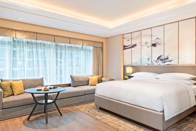 استوديو بسرير كينج مع أريكة، Marriott Executive Apartments Hangzhou Yuhang 1/5
