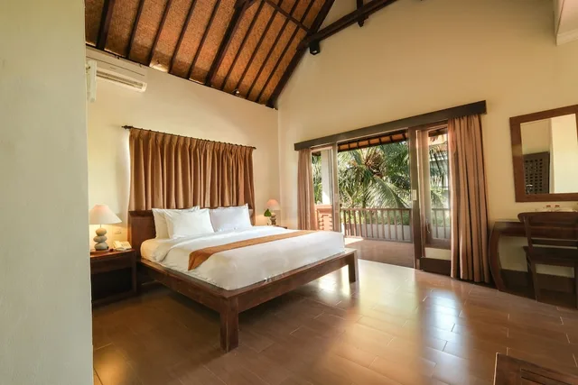 غرفة ديلوكس بسرير مزدوج أو سريرين منفصلين بإطلالة على الحديقة، Inata Bisma Resort Spa Ubud 3/4