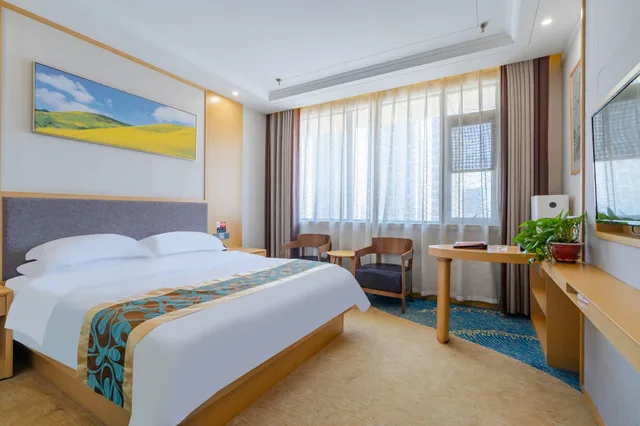 غرفة ديلوكس بسرير كوين، GreenTree Eastern Fuyang Yingdong District South Guoyang Road Hotel 1/2