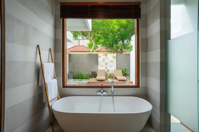 فيلا ديلوكس بغرفة نوم واحدة بمسبح خاص، Freddies Resort & Villas Ubud Bali 9/10