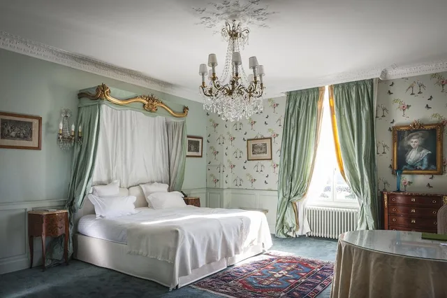 غرفة فاخرة بسرير مزدوج، Chateau D'Apigne Rennes 1/2