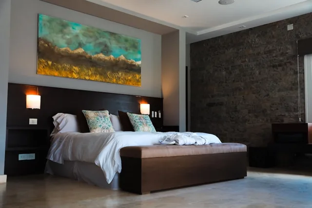 جناح فاخر بسرير كينج بإطلالة على الجبل مع أريكة، El Carmelo Mountain Lodge 2/3