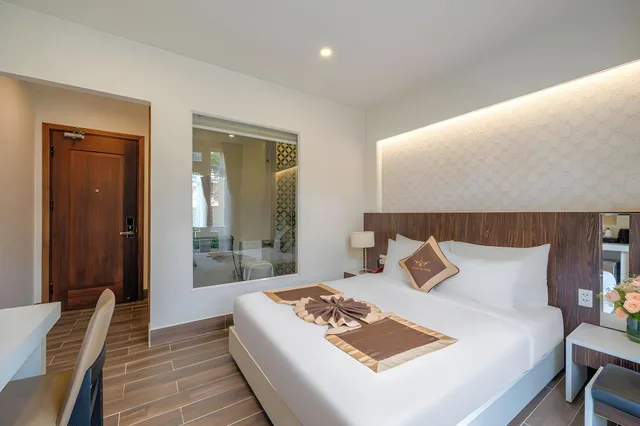غرفة سوبيريور بسرير مزدوج في الطابق الأرضي، Minh Chien Hotel 1/2