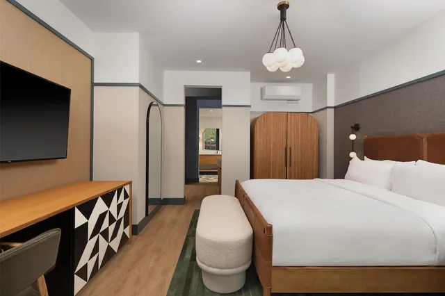 غرفة بريميوم بسرير كينج بشرفة، Calistoga Motor Lodge And Spa 2/3