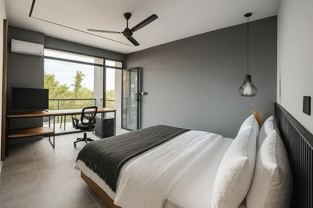 كابينة بسرير مزدوج بإطلالة على البحيرة، Inap Luxury Cabin Kintamani 1/10