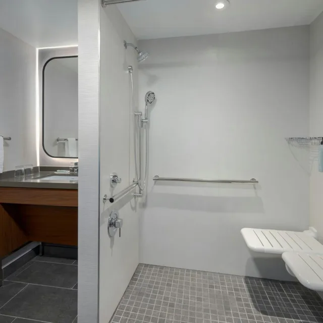 غرفة قياسية بسرير كينج مع أريكة لذوي الإعاقة، Courtyard Athens Downtown 3/3