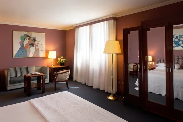 غرفة عائلية بسرير مزدوج مع أريكة، Starhotels Du Parc 6/10