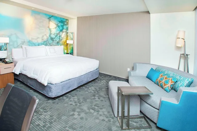 غرفة بسرير مزدوج، Courtyard Redwood City 3/10