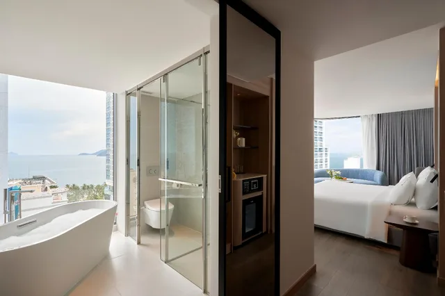 جناح رئاسي بسرير مزدوج بإطلالة على البحر بشرفة، Adamas Boutique Hotel 2/2
