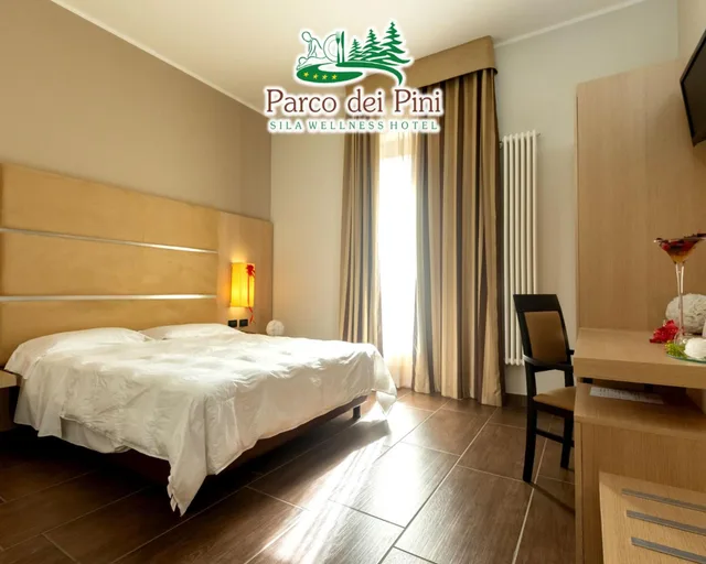 غرفة بسرير مزدوج أو سريرين منفصلين، Grand Hotel Parco Dei Pini 1/5