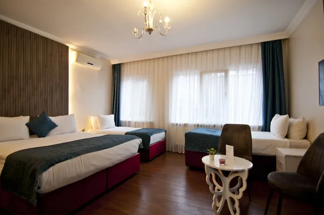 غرفة ديلوكس بسرير كوين وسرير فردي، Nar Sultan Hotel 4/10