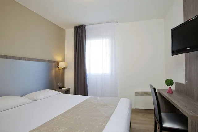 شقة بسرير مزدوج بغرفة نوم واحدة، Sejours Affaires Reims Clairmarais 3/7
