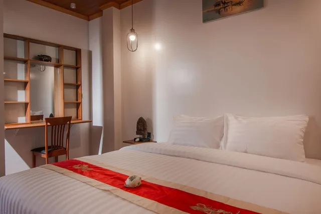 جناح عائلي بسرير كينج وسريرين منفصلين بغرفتي نوم، Bb Angkor Residence 1/10