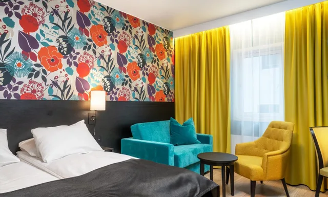 غرفة بسرير مزدوج أو سريرين منفصلين لذوي الإعاقة، Thon Hotel Harstad 3/5
