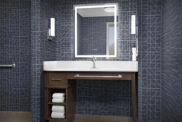 استوديو بسرير كينج مع أريكة لذوي الإعاقة، HOMEWOOD SUITES BY HILTON GAITHERSBURG/ WASHINGTON, DC NORTH 5/7