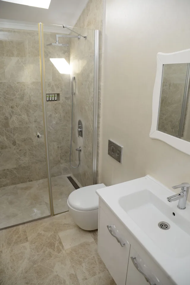لوفت حصري بسريرين كوين بشرفة بغرفتي نوم، Gocek Naz Hotel 7/8