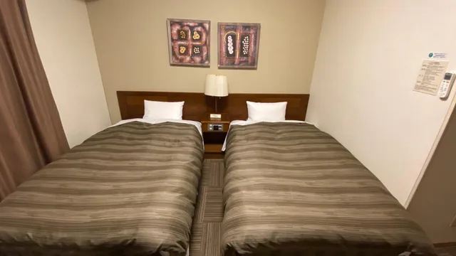 غرفة قياسية بسريرين منفصلين، Hotel Route-Inn Ichinomiya Ekimae 1/1