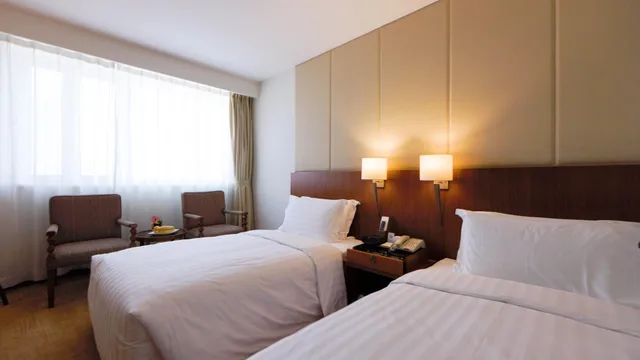 غرفة بزنس بسريرين منفصلين، Jianguo Garden Hotel 2/2